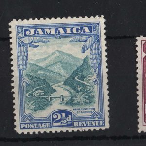 Jamaica 1932 Script wmk sideways set of 3 f mint sg111-3 c£70