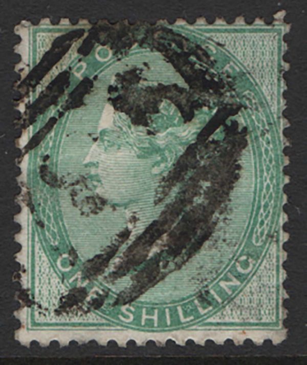 GB 1876 1s green sg72 gu c£350