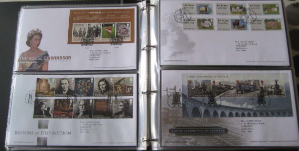 GB Collections  Album FDCs June  2011 Thomas the Tank Engine - Christmas 2015