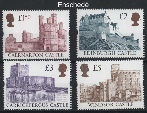 GB 1997 Castles Enschedé set £1.50 - £5 um
