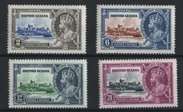 British Guiana 1935 Silver Jubilee set vf mint