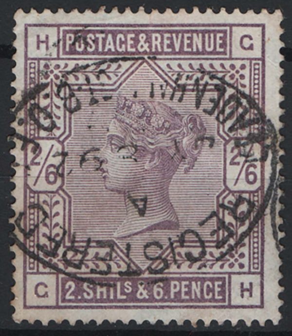 GB 1883 2/6d deep lilac sg179 vfu c£150