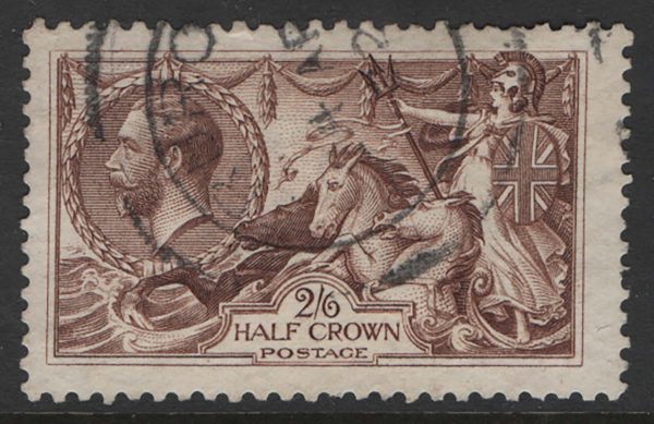 GB 1918 Bradbury 2/6d olive-brown sg413a fu c£100