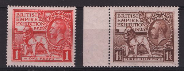 GB 1925 Wembley set fine um