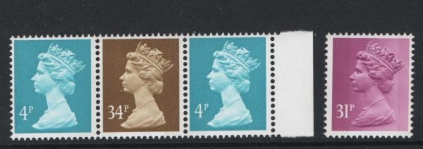 #688 GB 1971 Those difficult Machins um: 4p LB, 4p RB, 34p 2B and  31p 2B s.gX864 X91