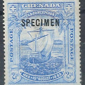 Grenada 1898 Columbus 2½d ovpt "Specimen" sg56s fresh mint hmm c£85