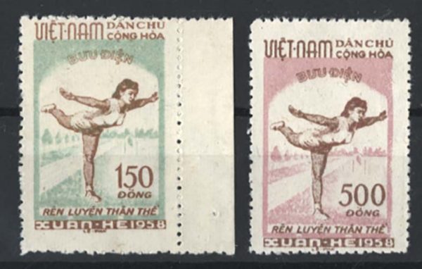 Vietnam 1958 North - Physical Education sgN78-9 um cat £30