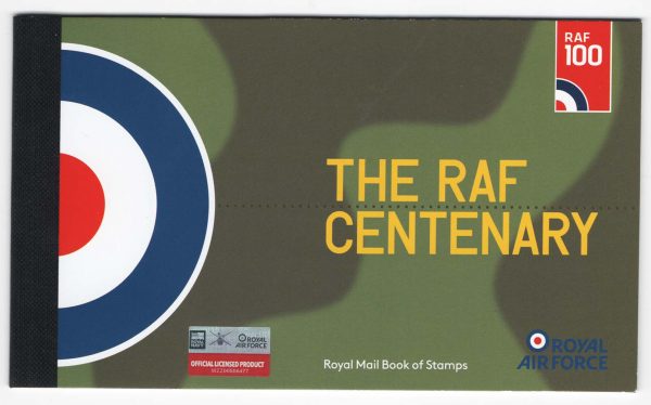 GB 2018 DY25 RAF Centenary Prestige Booklet current face value (4/25)= £27.54