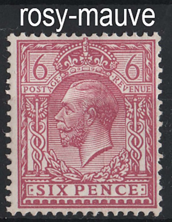 GB 1912 6d rosy-mauve sg385var Spec N26(7) um c£30