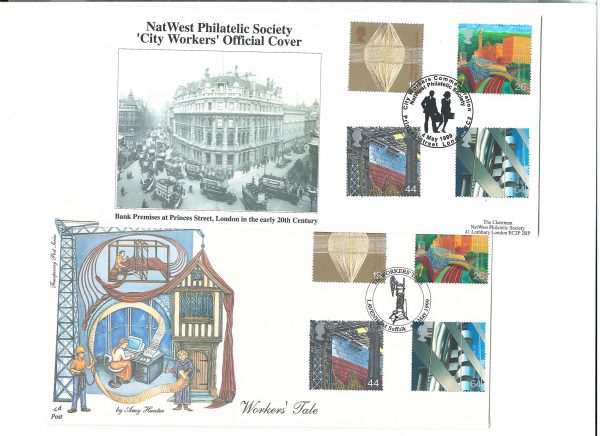 GB 1999 Worker's Tale - Nat West Philatelic Society Special cancel