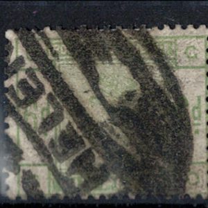 GB 1883 6d green sg194 heavy used cat £240