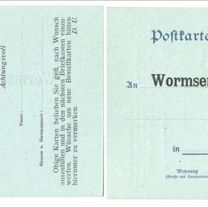 Germany 1902 2pf Germania Deutsches Reich Beer firm's pre-printed order postal card