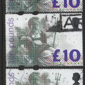 #653 GB 1993 £10 Britannia 5x vgu examples, all sound copies, sg1658 c£60