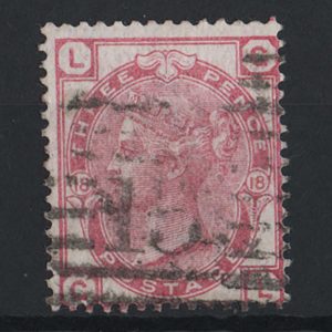 #328 GB 1873 3d rose plates 17, 18, 19 gu sg143