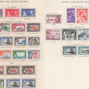 #759 Gilbert & Ellice Is 1937-1949 f mint incl 1939 ½d - 5s + extras