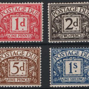 #509 GB 1937 Postage Dues set of 8 f mint sgD27-D34