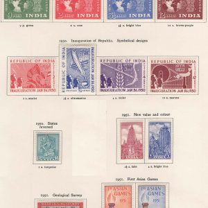 #786 India 1949 10r purple-brown & blue (the scarcer 1952 shade) vf mint c£275