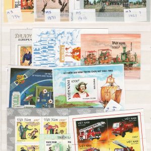 #992 Vietnam 1984-2000 group of 12 m/sheets um incl 2000 Fire Engines,+++