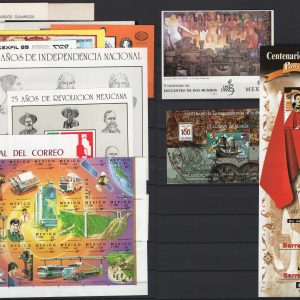 #851 Mexico Range of 18 um m/sheet incl Bull Fighter Sc2144