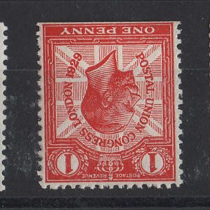 #484 GB 1929 PUC wmk inverted set of 3 um, perfs as scan sg434wi-436wi