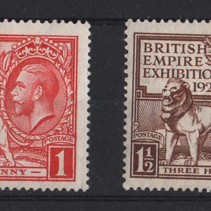 #482 GB 1925 Wembley set vf mint sg432-3 c£55