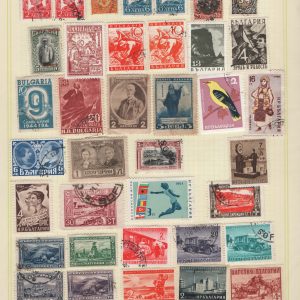 #070 Bulgaria Fine used range on 5 pages