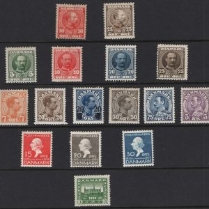 #111 Denmark 1904-1933 fresh m/mint range c£100+