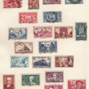 #137 France 1924-1939 fine used range c£60+