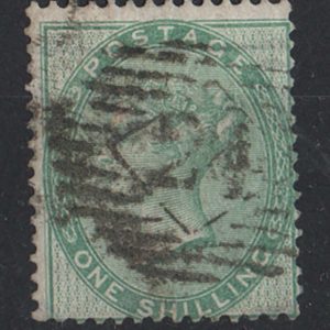 #268 GB 1856 1s pale green sg73 vgu c£170