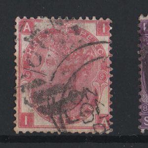 #304 GB 1867 QV wmk spray range: 3d rose plates 6, 8, 9, 6d plates 8 & 9