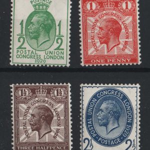 #483 GB 1929 PUC ½d - 2½d set of 4 um sg434-437 c£35