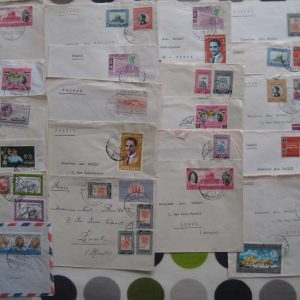 #807 Jordan 1960s collection of 20 covers, various rates/destinations, Bethlehem