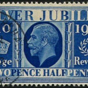 #506 GB 1935 JUBILEE 2½d sg456a PRUSSIAN-BLUE SUPERB USED, Carshalton