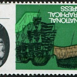 #562 GB 1964 Geographical 8d sg653wi WMK inverted um