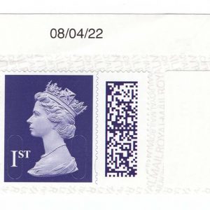 Discount Barcoded Postage: Sheet of 50 1st Class ex RM Swapout Face £85