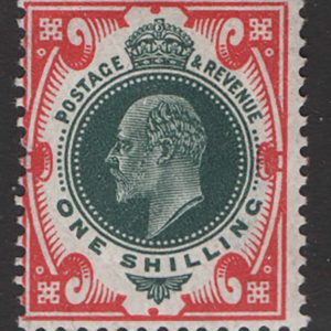 #398 GB 1911 1s deep green & scarlet f mint sg313 c£80