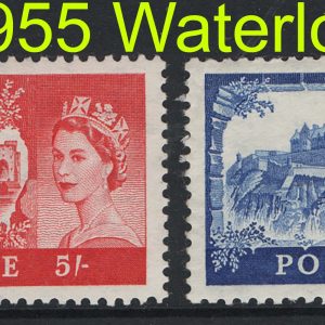 #487 GB 1955 Castles Waterlow set um sg536-539