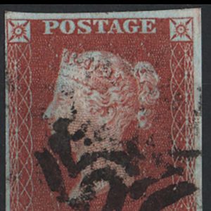 #084 GB 1841 1d red plate 36 JD fu, good margins, c£60 sg8