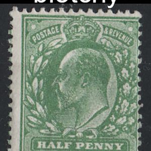 #377 GB 1911 ½d deep dull yellow-green (blotchy print) fresh m/mint sg267var Spec M3(4) c£40