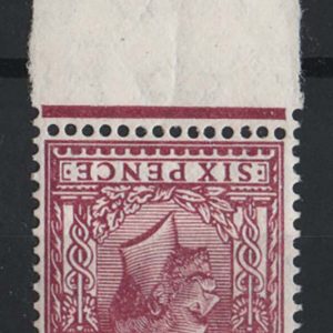 #449 GB 1924 6d ordinary paper wmk inverted um sg426awi c£140
