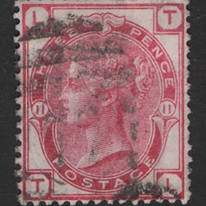 #285 GB 1873 3d rose plate 11 sg143 fu