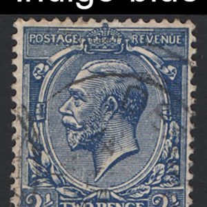 #423 GB 1912 2½d indigo-blue sg373, pressed crease otherwise vfu, with cert c£1500