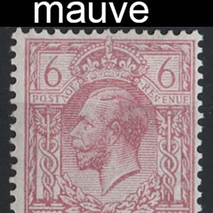 #450 GB 1924 6d pale rosy-mauve um sg426a shade variant Spec N42(2)