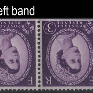 #508 GB 1960 3d left band wmk inverted um trimmed perfs sg615cWia c£80, ditto right band