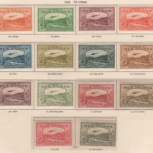#699 Papua New Guinea 1939 New Guinea Airs set of 14 vf mint sg212-225 c£1100