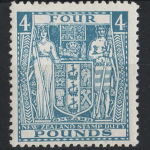 #669 New Zealand 1940 Arms postal fiscals multiple wmk £4 vf mint, sgF210 c£350