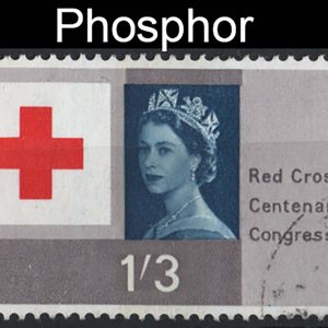#514 GB 1963 Red Cross 1/3d phosphor superb used sg643p
