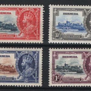 #015 Bermuda 1935 Silver Jubilee set f mint sg94-97 c£23