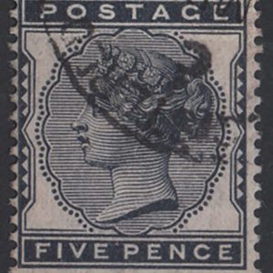 #315 GB 1880 5d indigo sg169 vfu cds, good colour, well centred a quality item