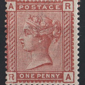 #313 GB 1880 1d Venetian red um sg166